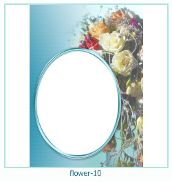 marco de fotos de año de flores 10
