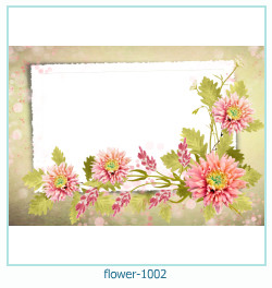 marco de fotos de flores 1002