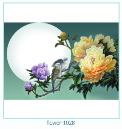 marco de fotos de flores 1028