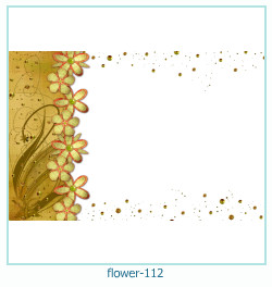 marco de fotos de flores 112