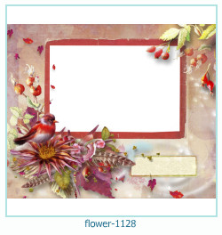 marco de fotos de flores 1128