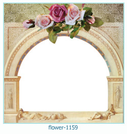 marco de fotos de flores 1159