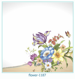 marco de fotos de flores 1187
