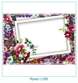 marco de fotos de flores 1189