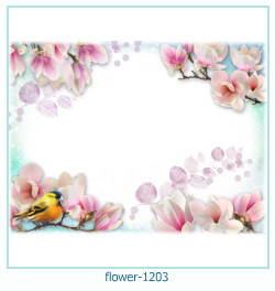 marco de fotos de flores 1203