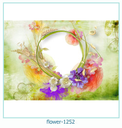 marco de fotos de flores 1252