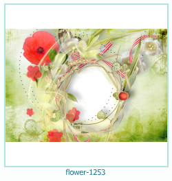 marco de fotos de flores 1253