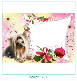 marco de fotos de flores 1287