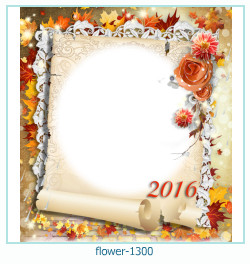 marco de fotos de flores 1300