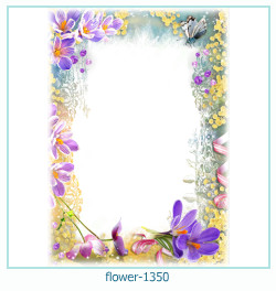marco de fotos de flores 1350
