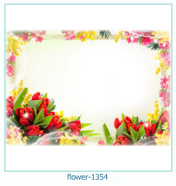 marco de fotos de flores 1354