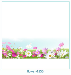marco de fotos de flores 1356