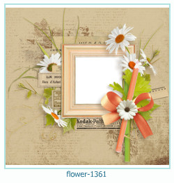 marco de fotos de flores 1361