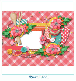 marco de fotos de flores 1377
