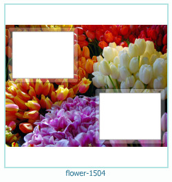 marco de fotos de flores 1504