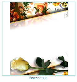 marco de fotos de flores 1506