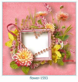 marco de fotos de flores 1593