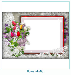 marco de fotos de flores 1603