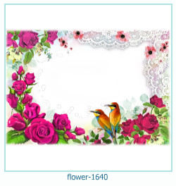 marco de fotos de flores 1640