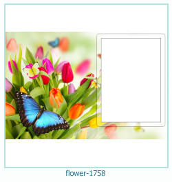 marco de fotos de flores 1758