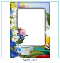 marco de fotos de flores 1812