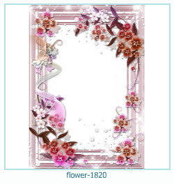 marco de fotos de flores 1820