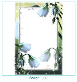 marco de fotos de flores 1830