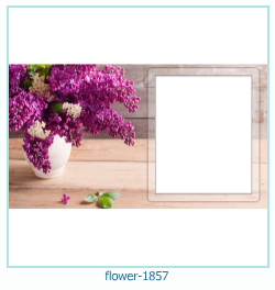 marco de fotos de flores 1857