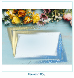 marco de fotos de flores 1868