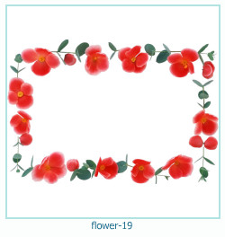 marco de fotos de año de flores 19