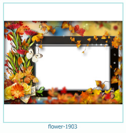 marco de fotos de flores 1903