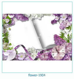marco de fotos de flores 1904