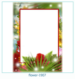 marco de fotos de flores 1907