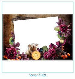 marco de fotos de flores 1909