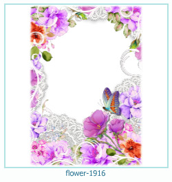 marco de fotos de flores 1916