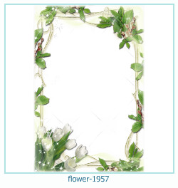 marco de fotos de flores 1957
