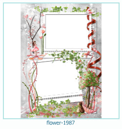 marco de fotos de flores 1987