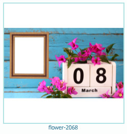 marco de fotos de flores 2068