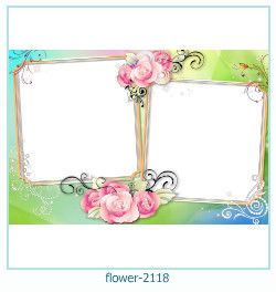 marco de fotos de flores 2118