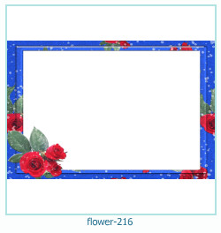 marco de fotos de flores 216