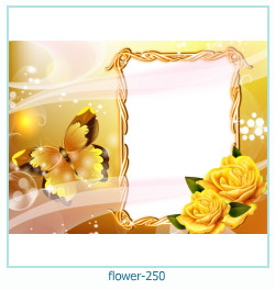 marco de fotos de flores 250