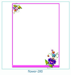 marco de fotos de flores 280