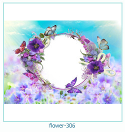 marco de fotos de flores 306