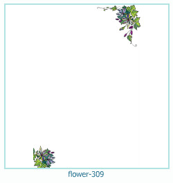marco de fotos de flores 309