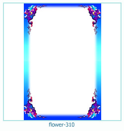 marco de fotos de flores 310