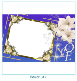 marco de fotos de flores 312