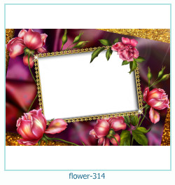 marco de fotos de flores 314