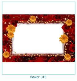 marco de fotos de flores 318