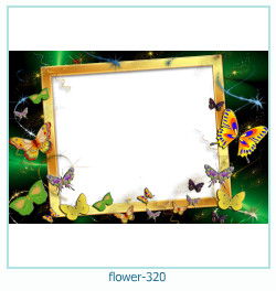 marco de fotos de flores 320