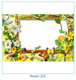 marco de fotos de flores 325